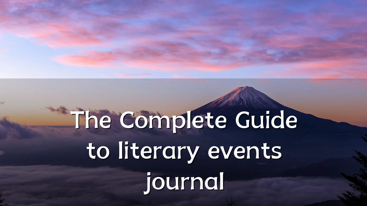 The Complete Guide to literary events journal