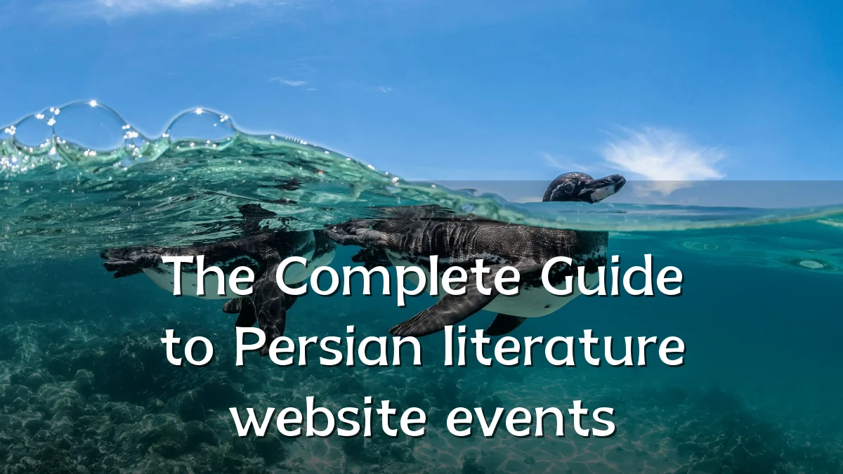 The Complete Guide to Persian literature website events