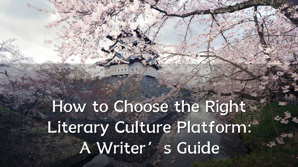 How to Choose the Right Literary Culture Platform: A Writer’s Guide