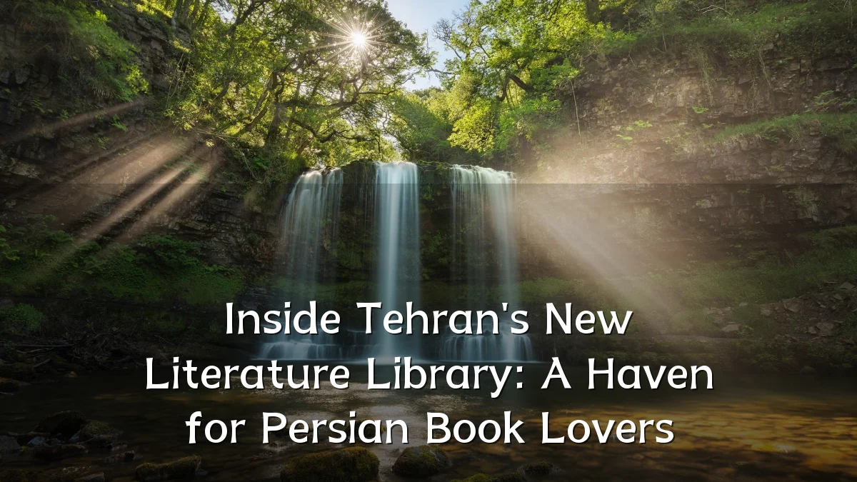 Inside Tehran's New Literature Library: A Haven for Persian Book Lovers