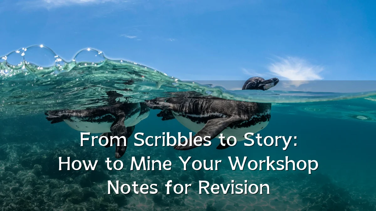 From Scribbles to Story: How to Mine Your Workshop Notes for Revision