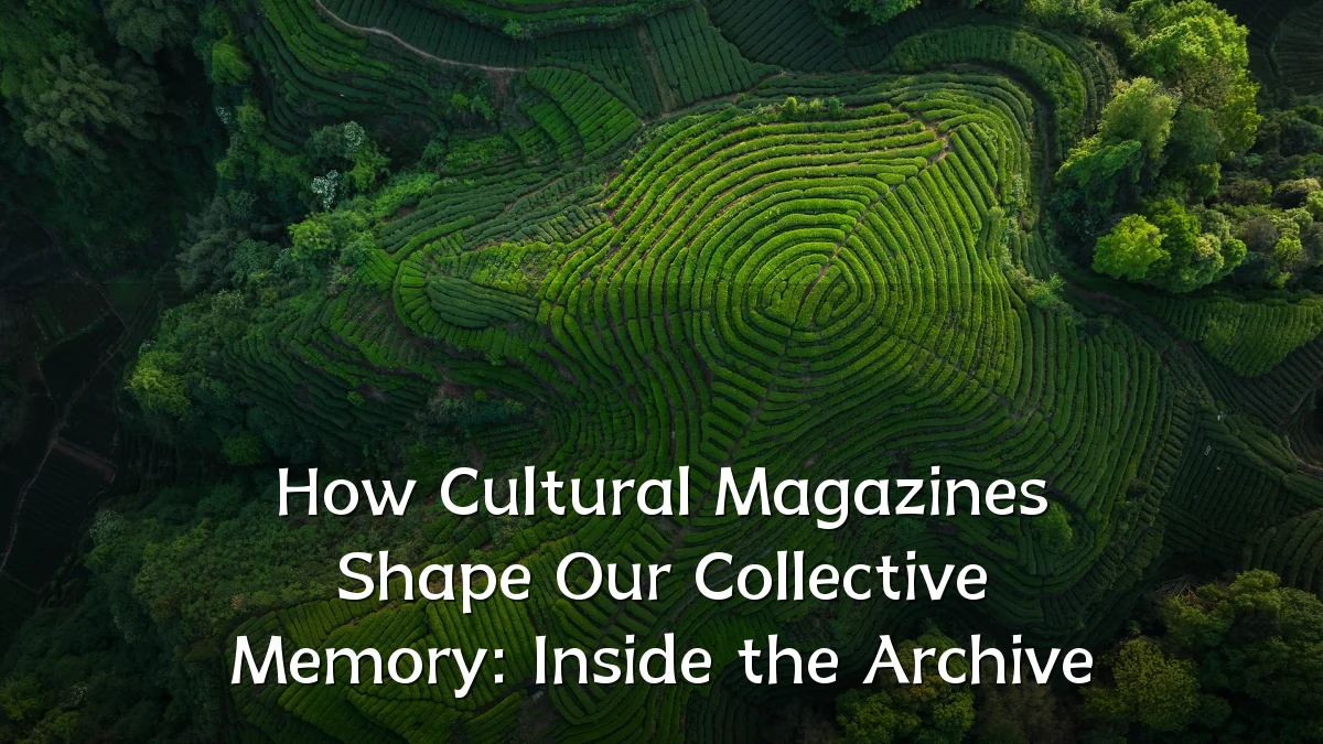 How Cultural Magazines Shape Our Collective Memory: Inside the Archive