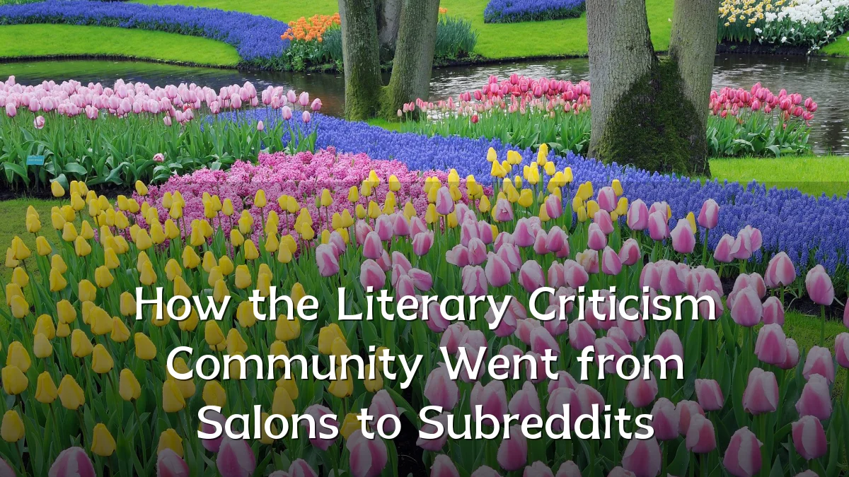 How the Literary Criticism Community Went from Salons to Subreddits