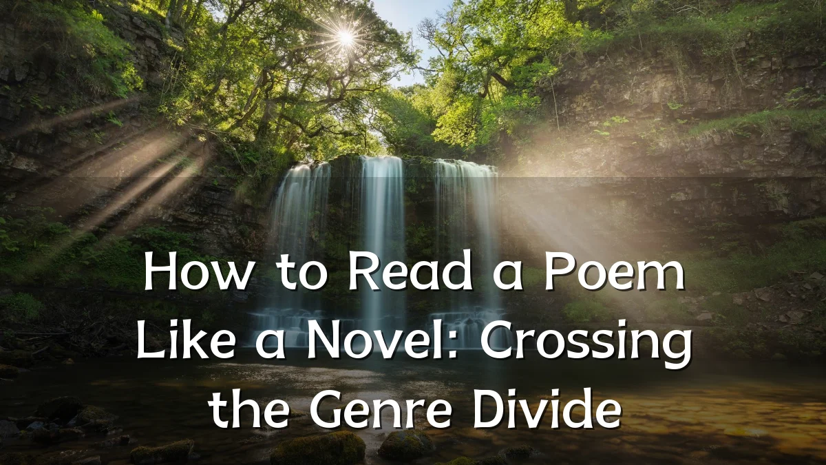 How to Read a Poem Like a Novel: Crossing the Genre Divide
