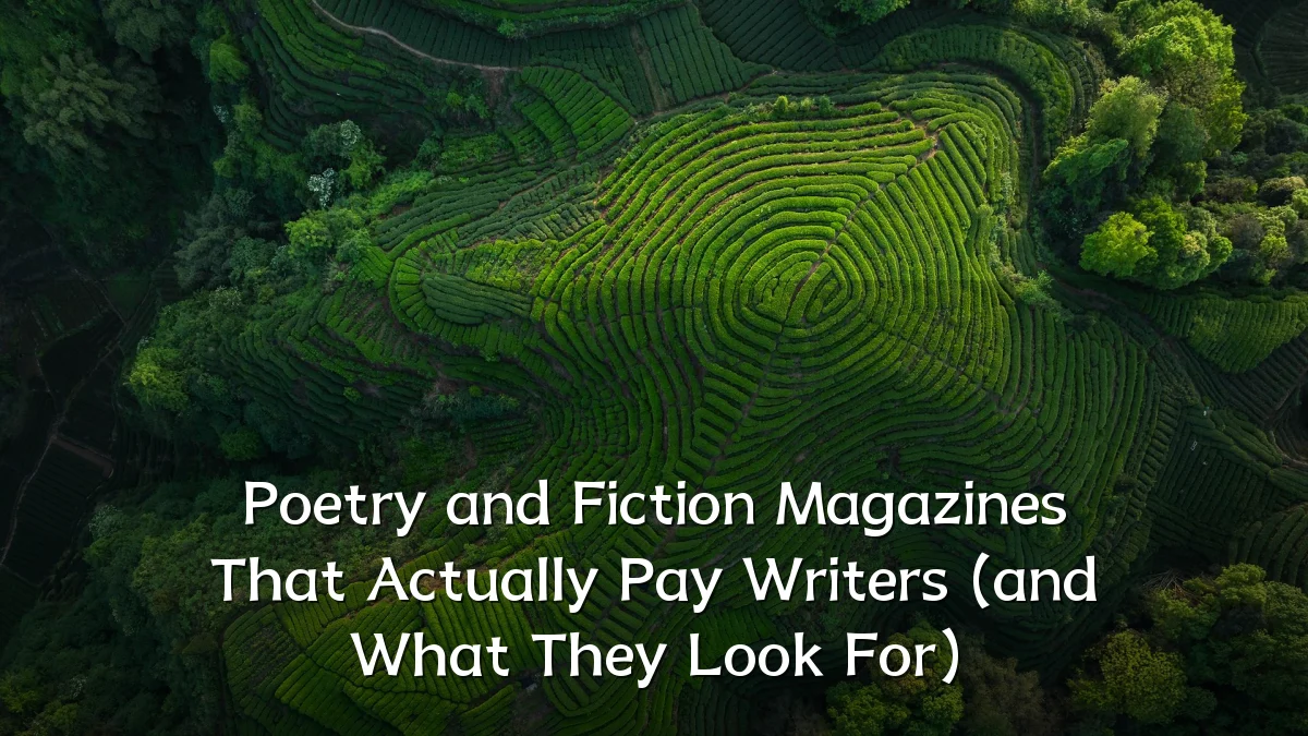 Poetry and Fiction Magazines That Actually Pay Writers (and What They Look For)