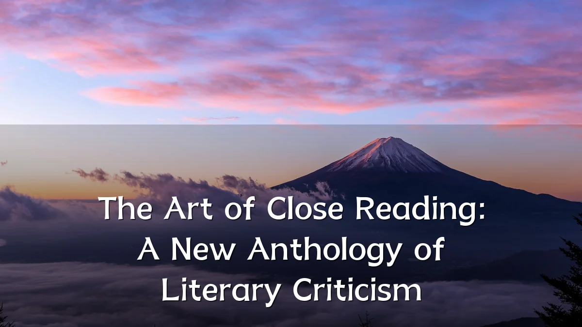 The Art of Close Reading: A New Anthology of Literary Criticism