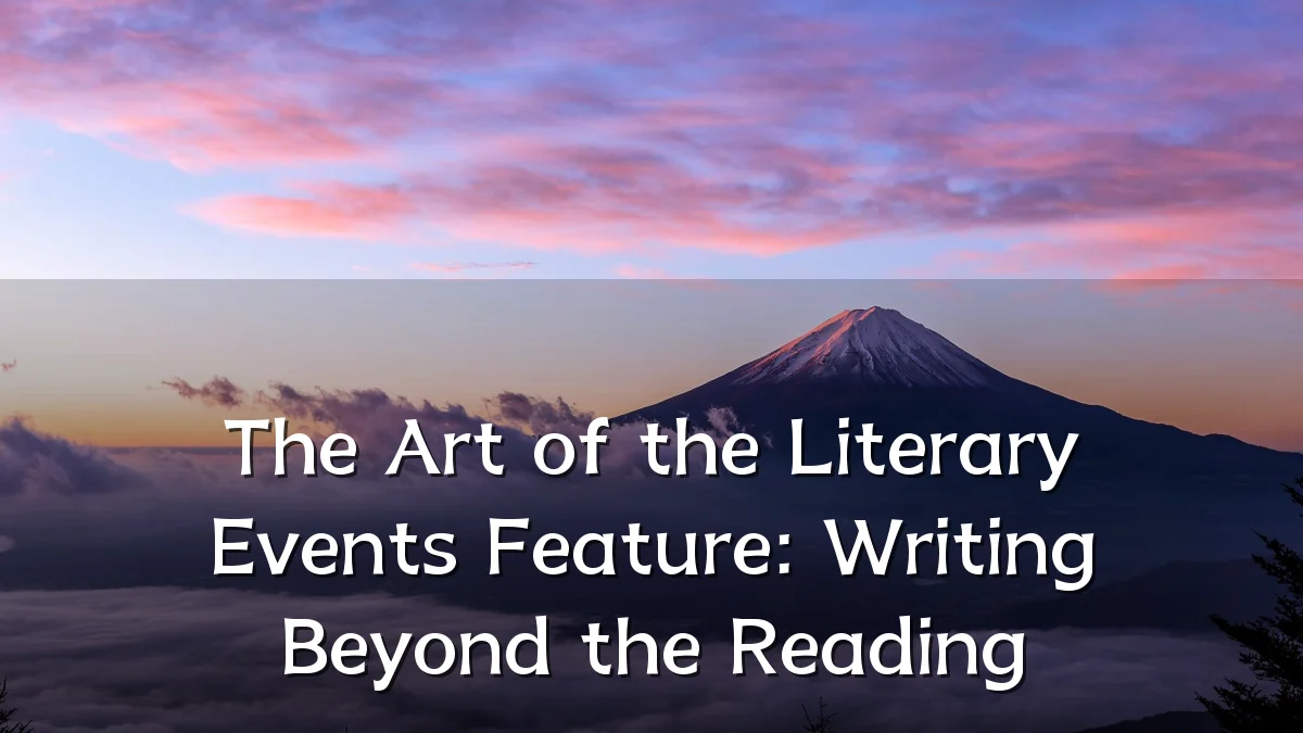 The Art of the Literary Events Feature: Writing Beyond the Reading