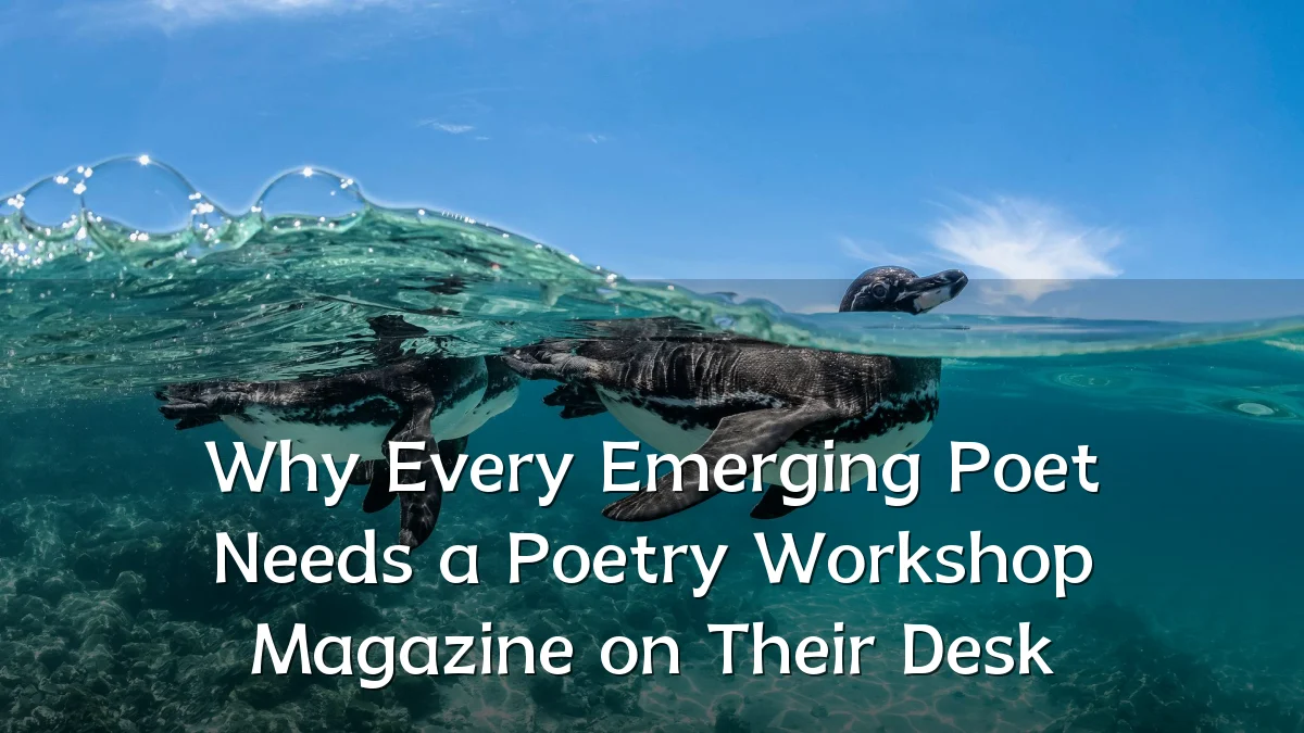 Why Every Emerging Poet Needs a Poetry Workshop Magazine on Their Desk